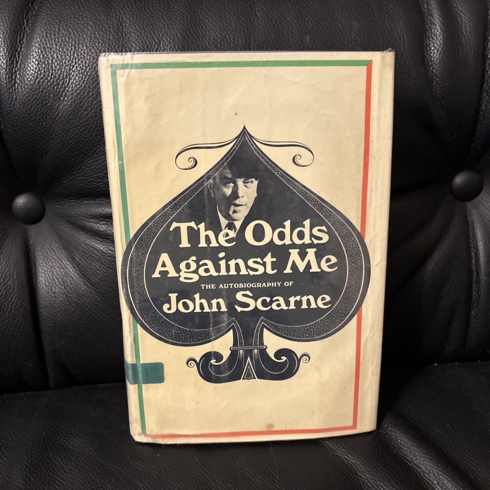 The Odds Against Me Autobiography John Scarne 1st Printing 1966 VNTG MAGIC 🪄
