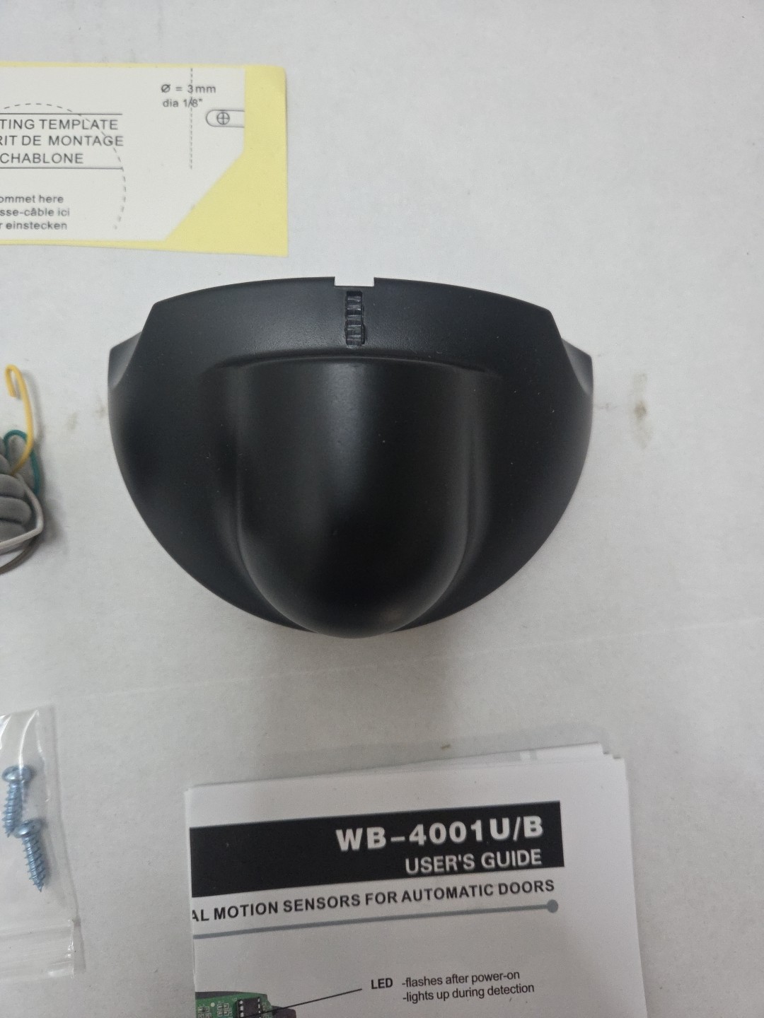 Automatic Door Motion Sensor Request to Exit PIR, 12-24V Microwave Autodoor Sens