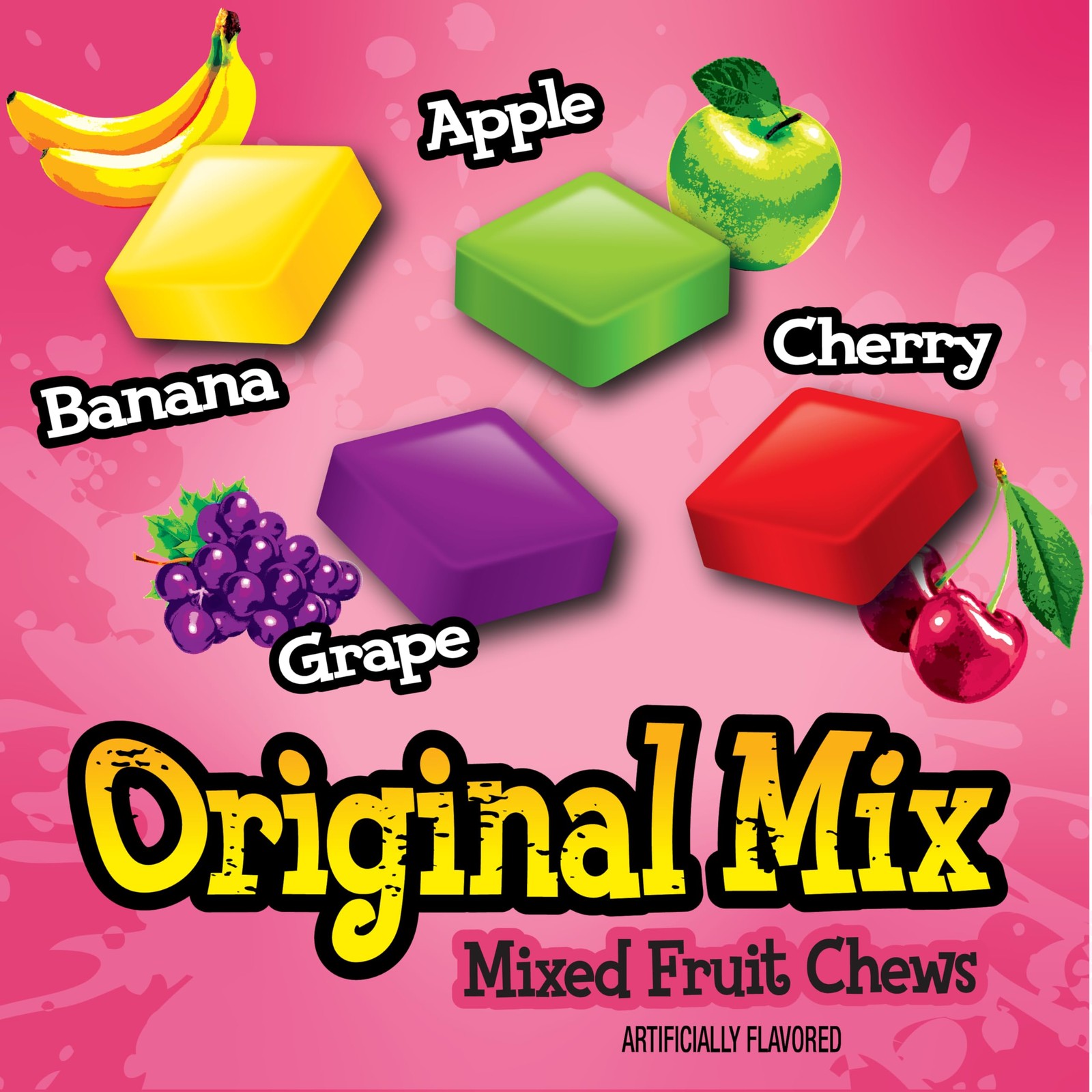 Now and Later Candy Original Mix Chewy Fruity 24 Count Pack