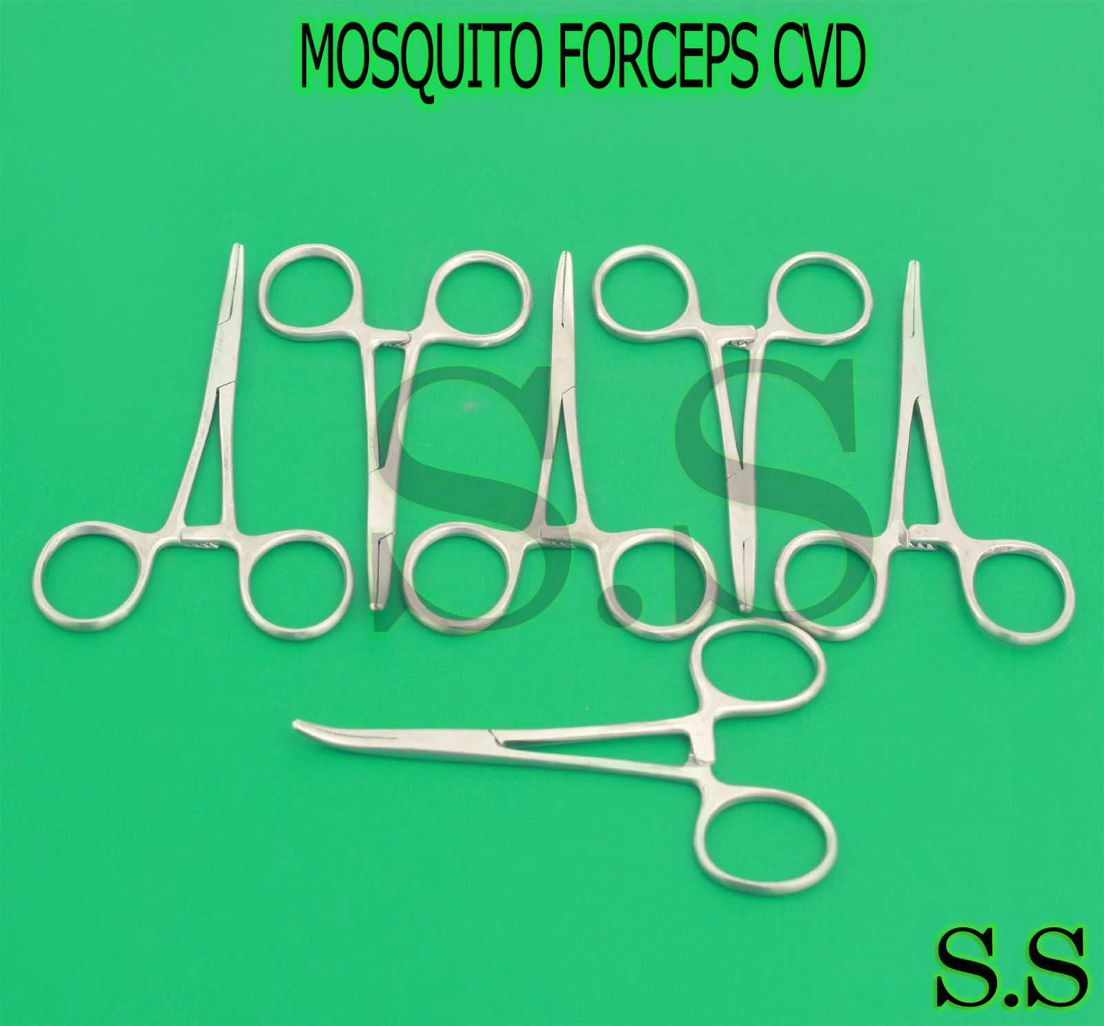 6 MOSQUITO HEMOSTAT LOCKING FORCEPS CVD 4" SURGICAL INSTRUMENTS