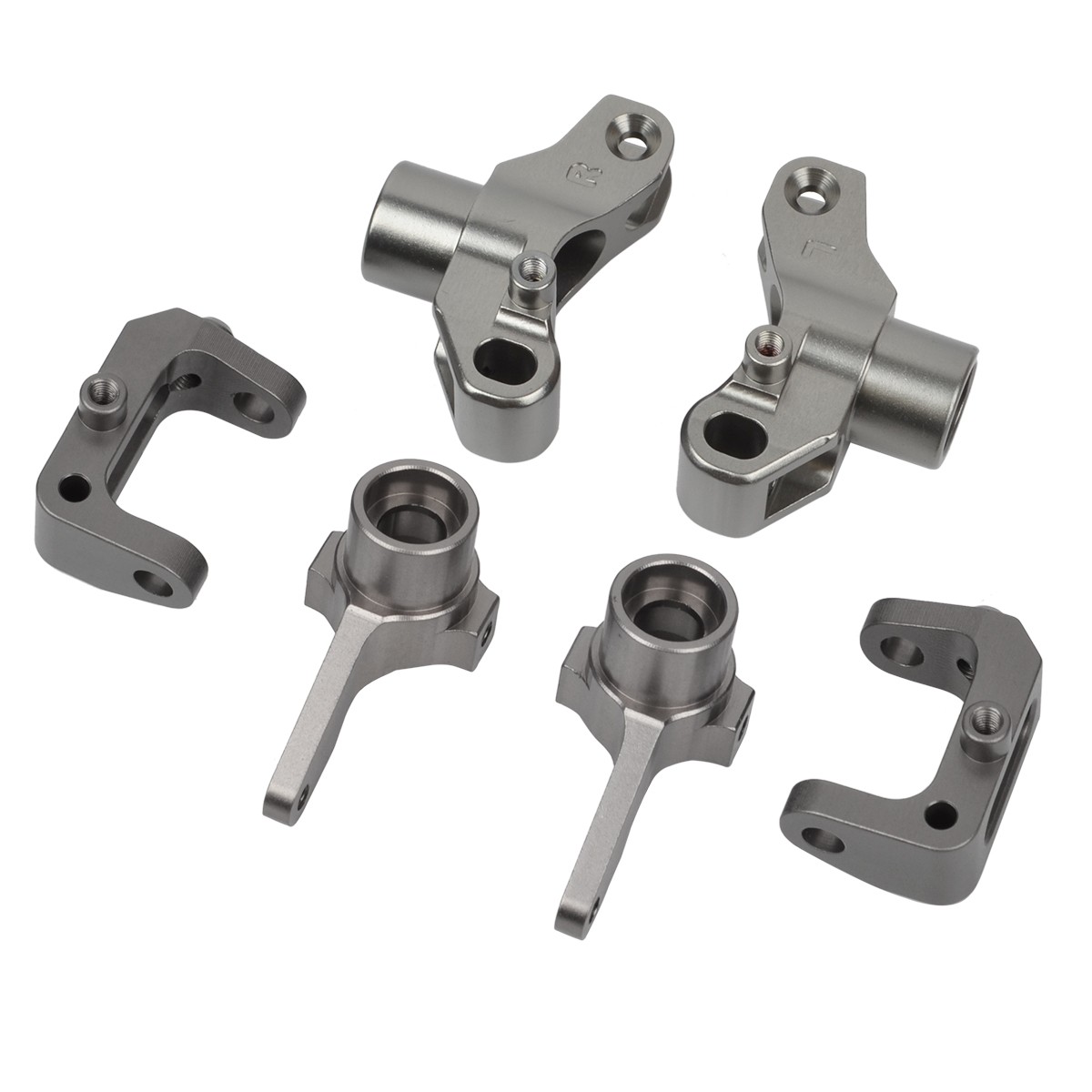 Aluminum Front Rear Uprights Arms C-Hubs for Kyosho Optima Mid Chassis Upgrades