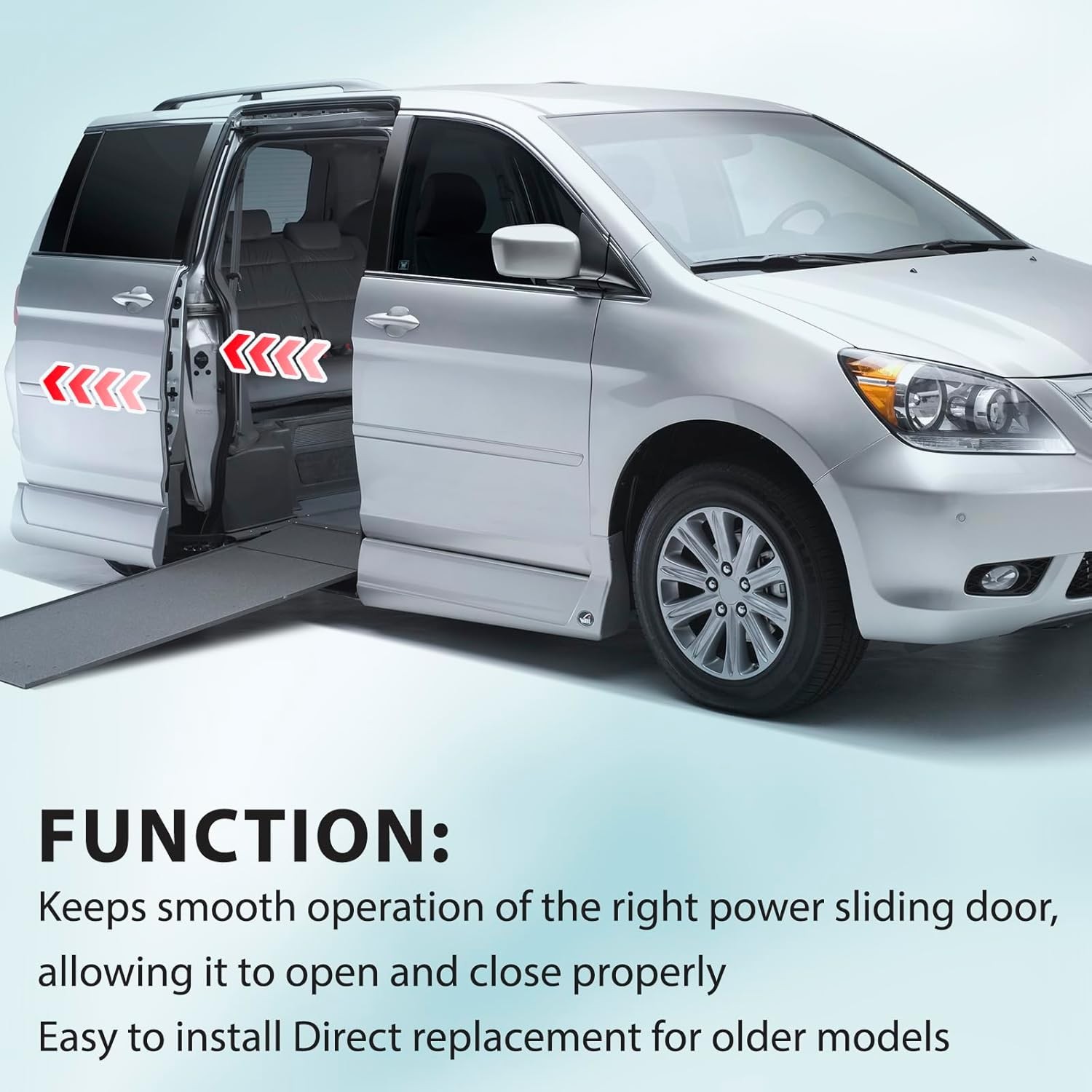 Rear Right Side Power Sliding Door Cable Replacement for Toyota Sienna 2011-2020