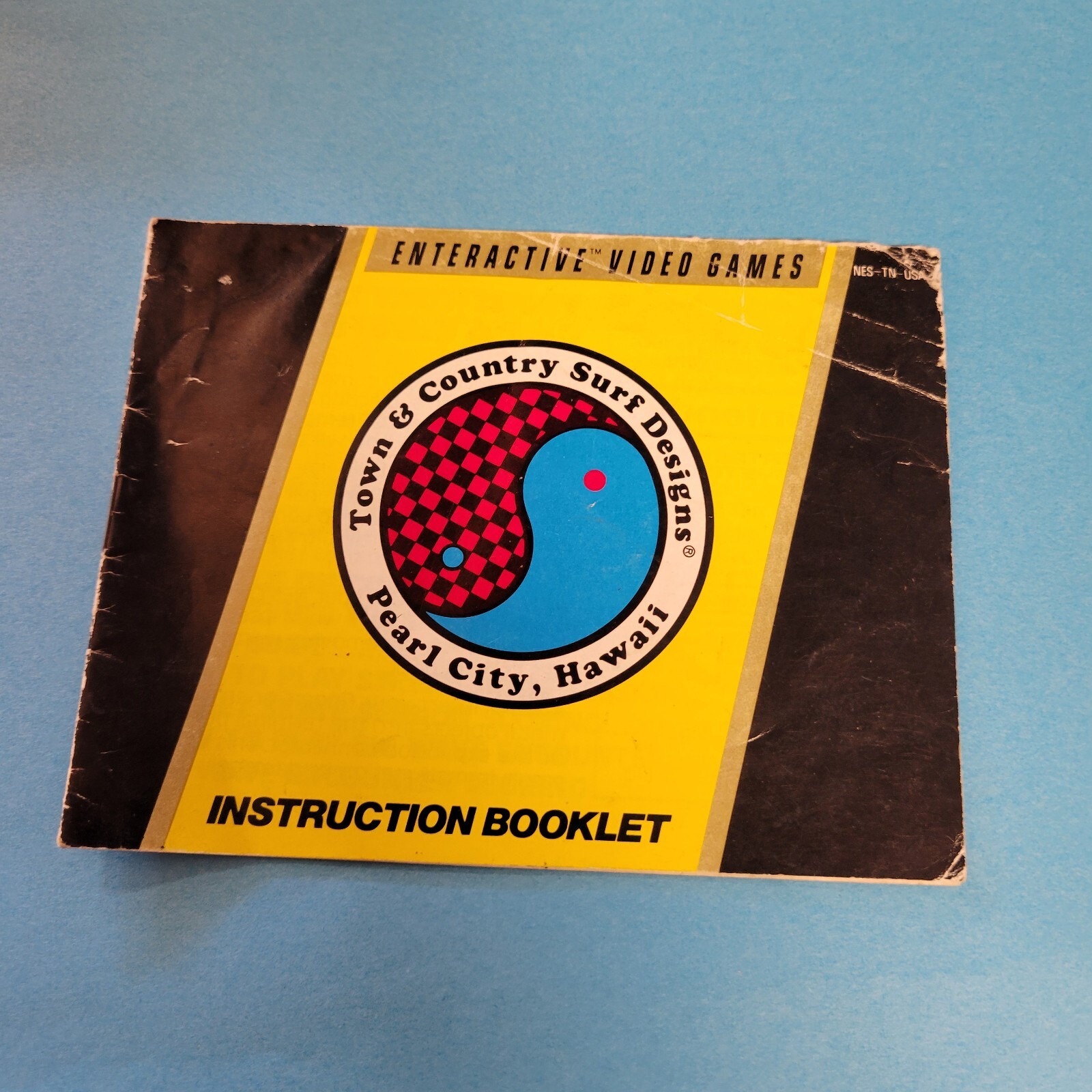 Nintendo NES Town & Country Surf Design Instruction Booklet Manual
