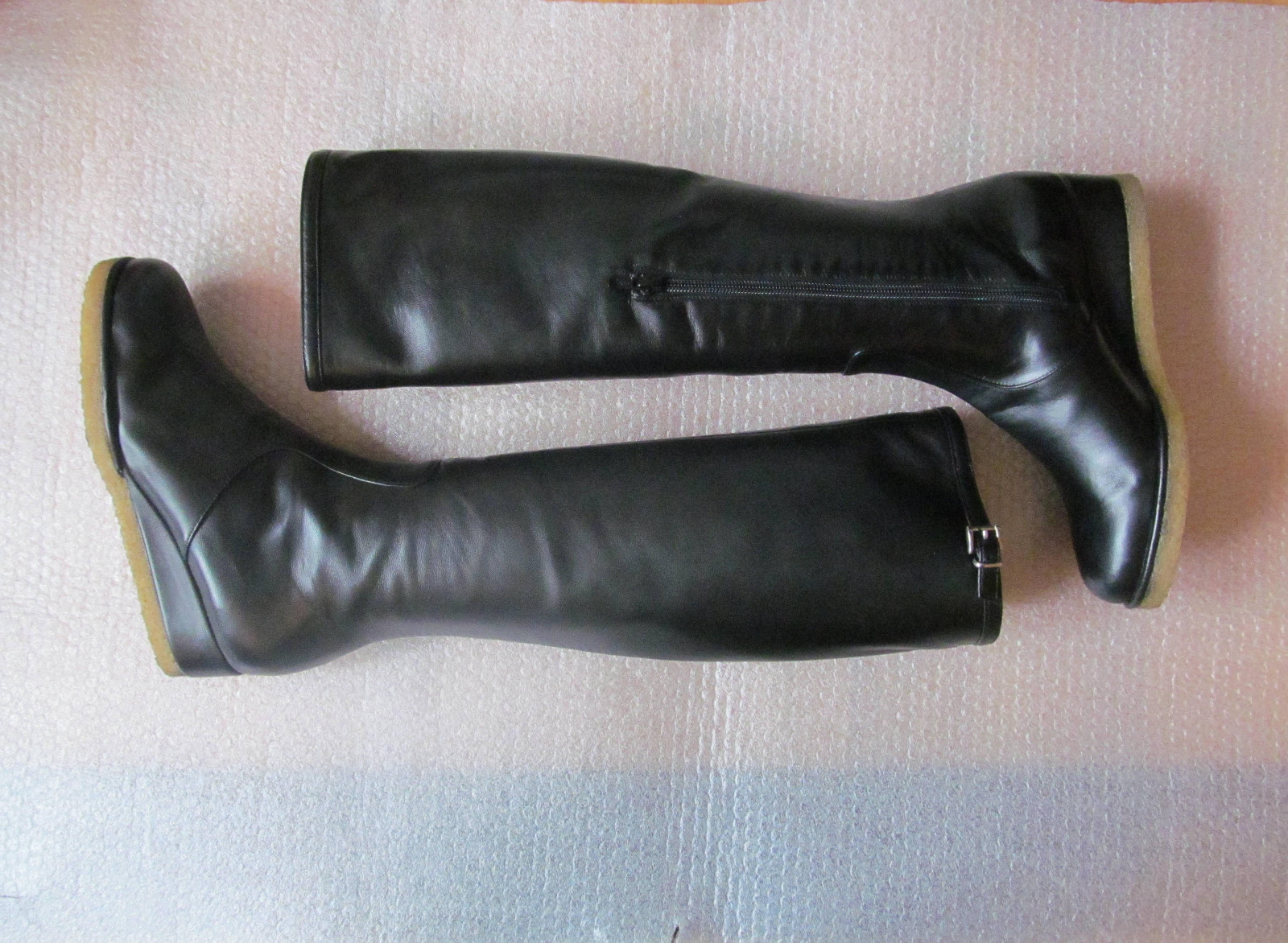 New Rue du Jour Lima Riding Boots Nappa Leather  Size 5 $905