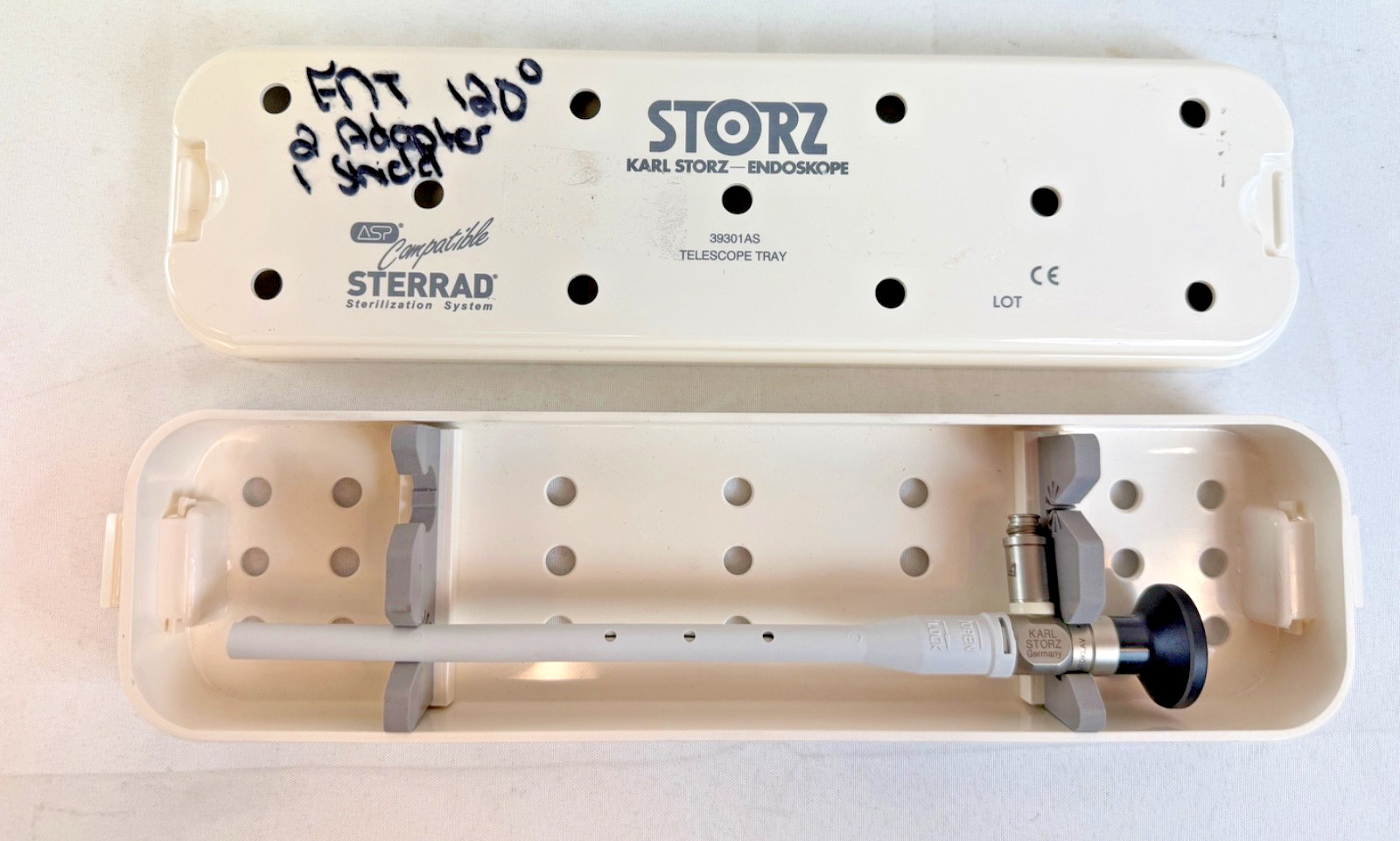 Karl Storz 7230EA Hopkins II 4mm x 120° x 18cm Autoclavable Sinuscope w/ 39301AS