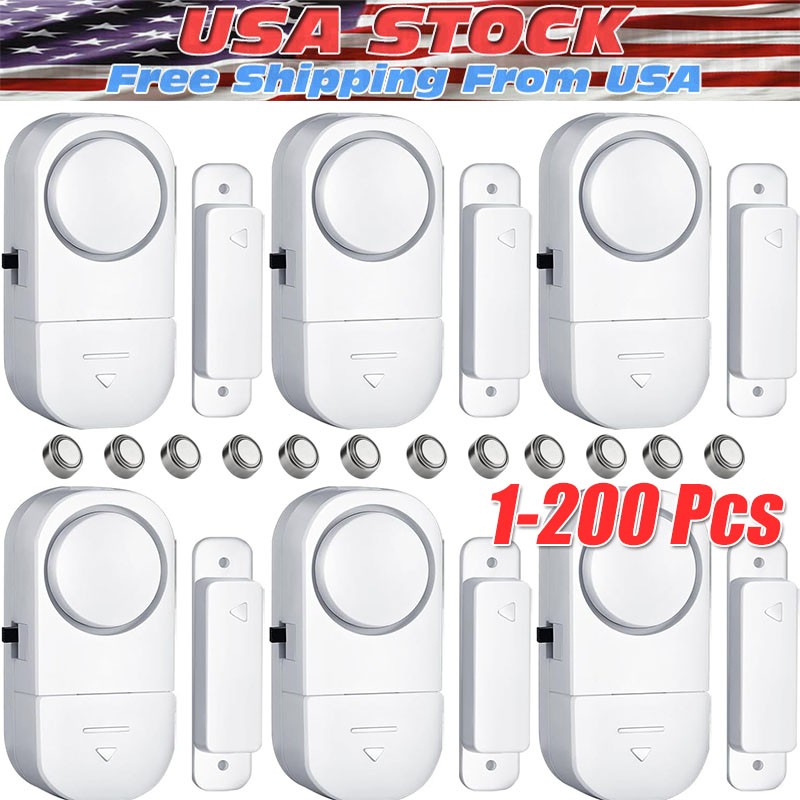 Wireless Home Window Door Burglar Security Alarm System Magnetic Sensor Lot