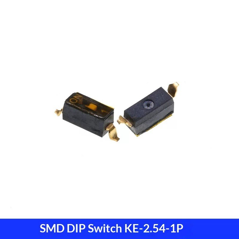 20PCS Surface mounted DIP Switch KE-2.54-1 Gold Plated Pin