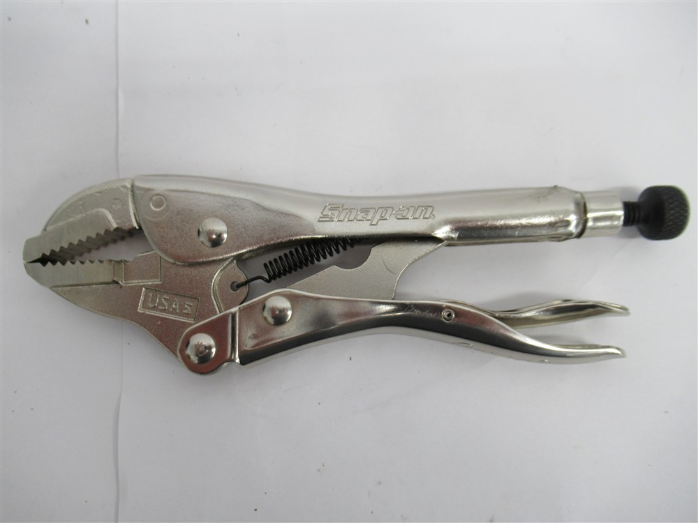 Snap-On LP7F , Flat Jaw Locking Pliers , 7"