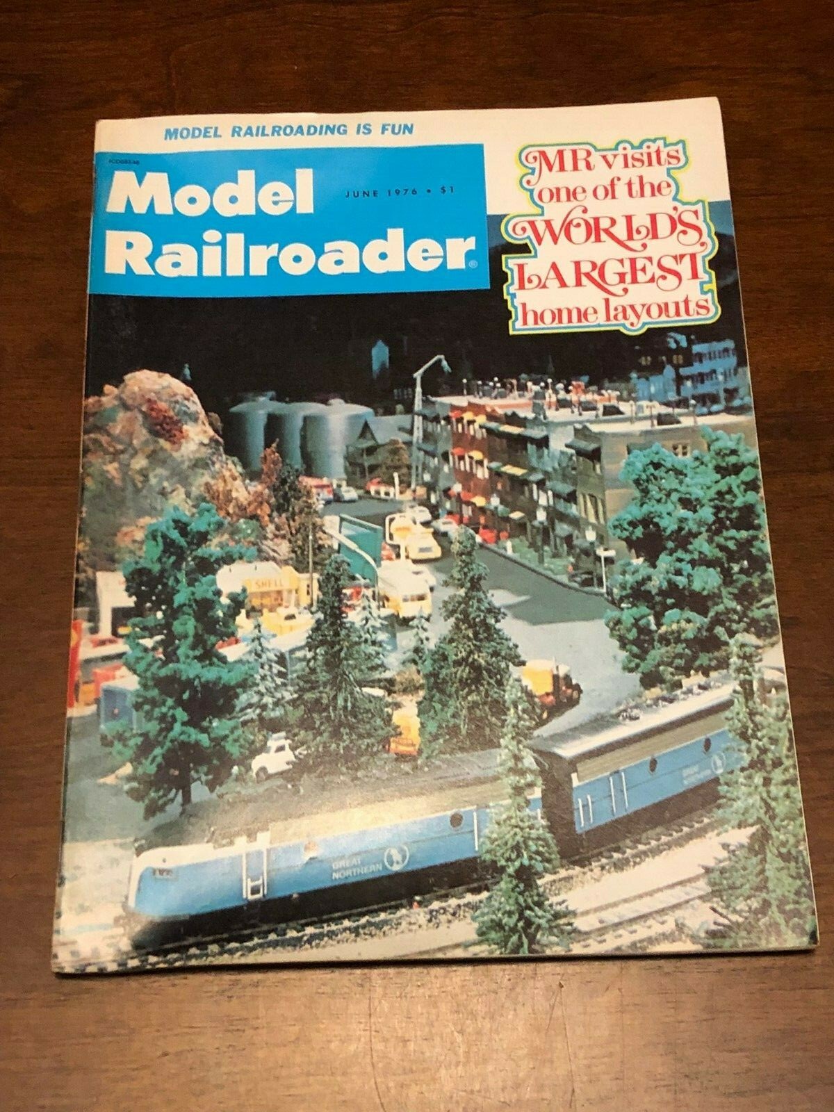 MODEL RAILROADER MAGAZINE (June 1976) Omaha Road's Class E-3 Pacific, Trestle