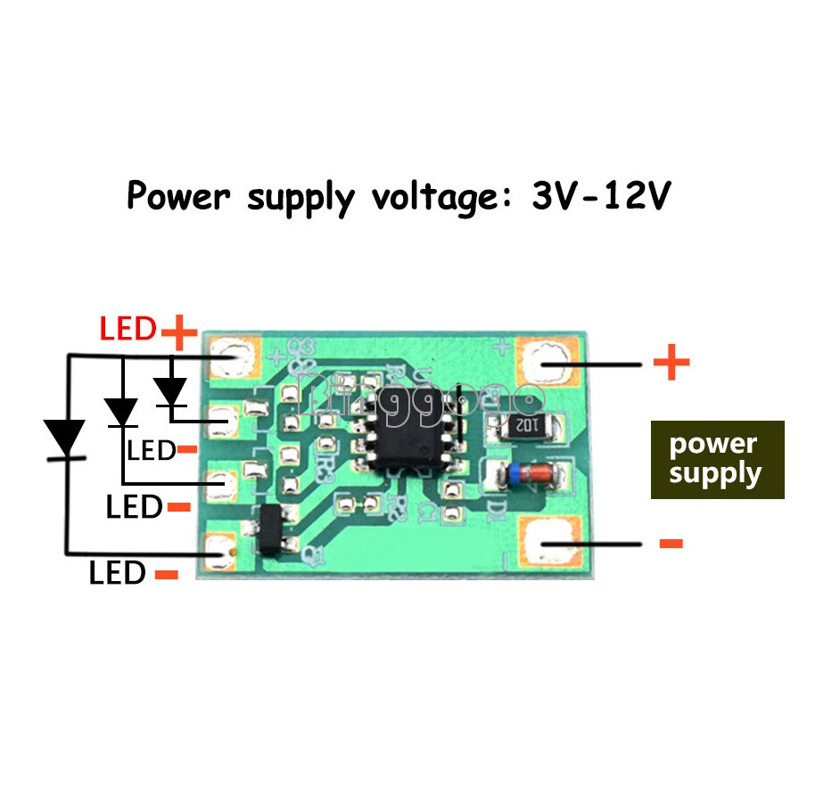 5X Automatic Dimmer Breathing Light Driver Module Lamp With Slow Flashing