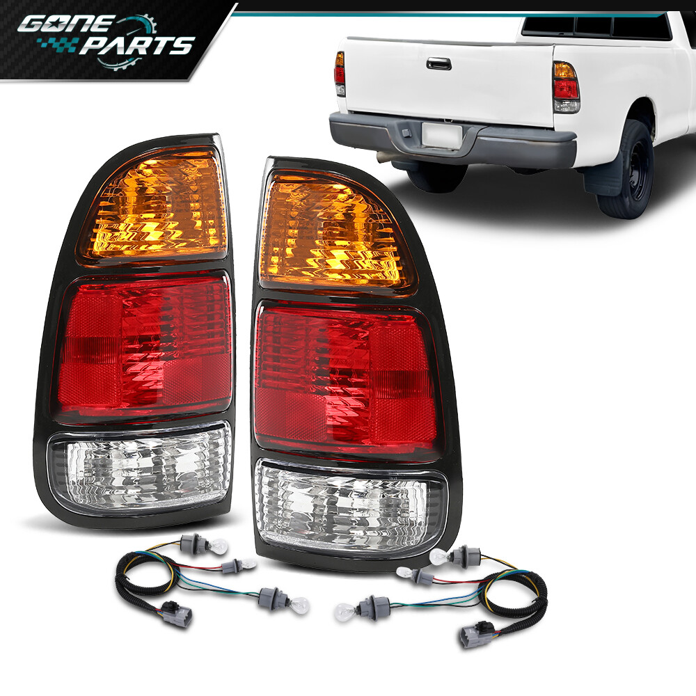 Tail Light Lamp Assembly Set Fit For 00-2004 Toyota Tundra Left and Right W/Bulb