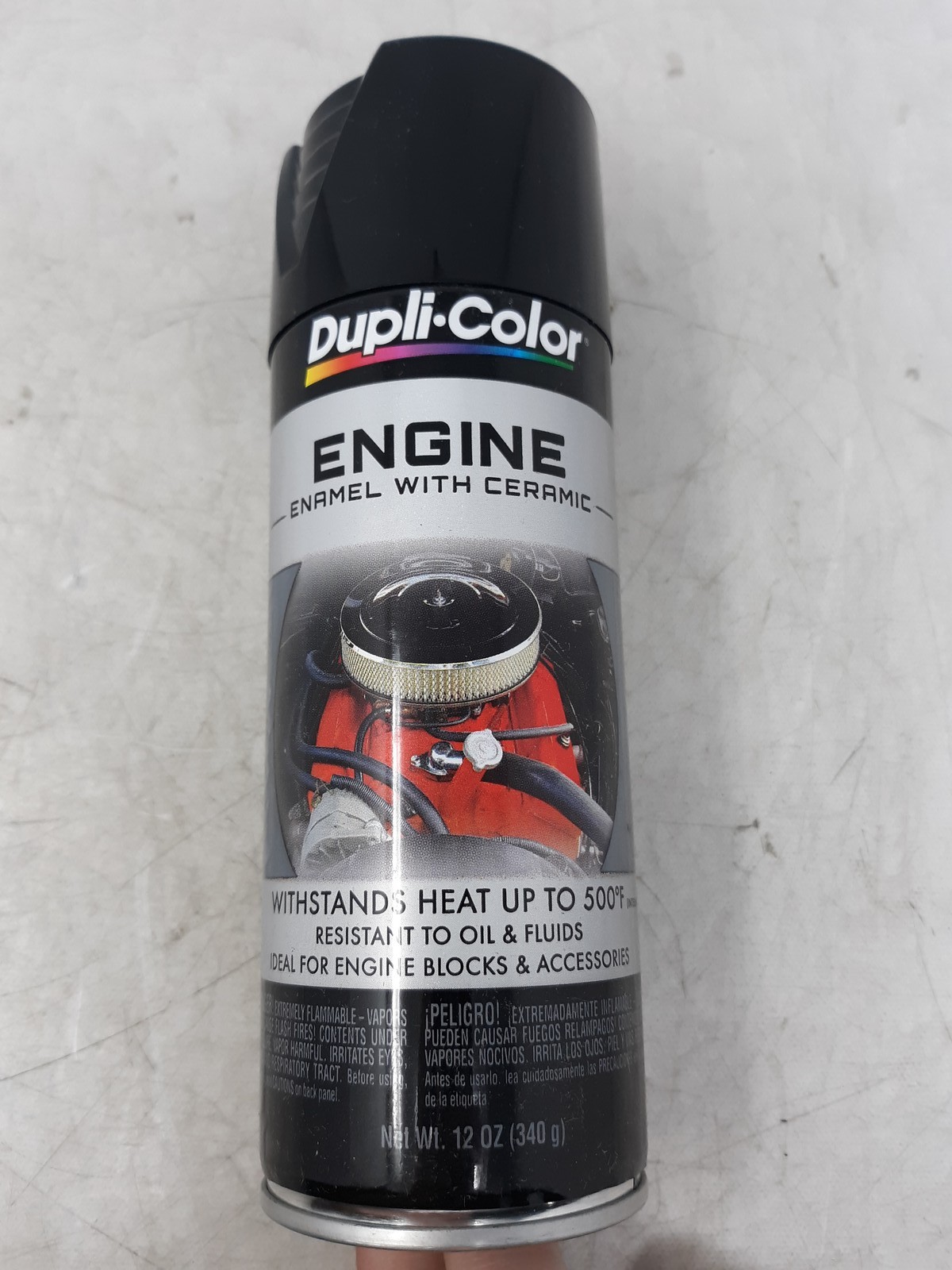 Dupli-Color DA1600 Acrylic Enamel Spray Paint – Gloss Black 12 oz Can