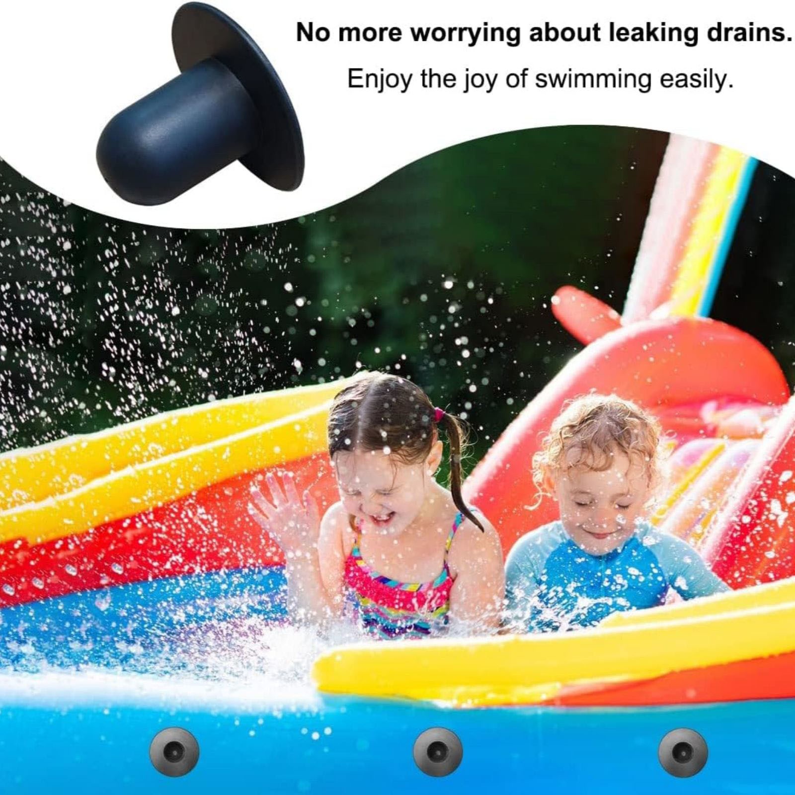 4 PCS Swimming Pool Pump Strainer Hole Plug Replacement For Intex Swimming Pool