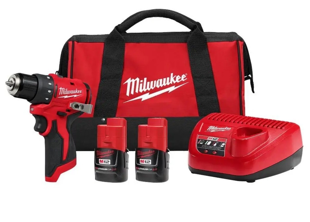 Milwaukee 3401-22 M12 12V 3/8" Subcompact Brushless Driver Kit OPEN BOX