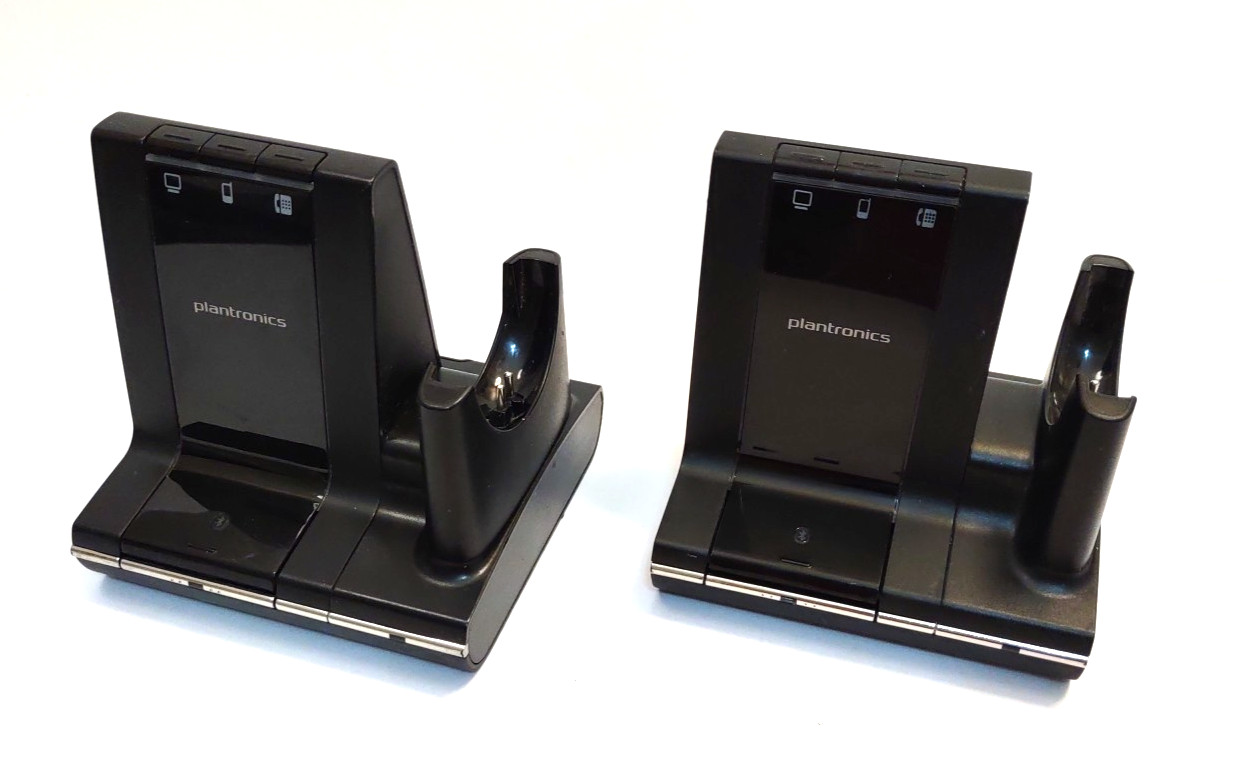 Lot of 2 Plantronics WO2 W02 Charging Base Savi W710 W720 WH300 WH350 83545-01