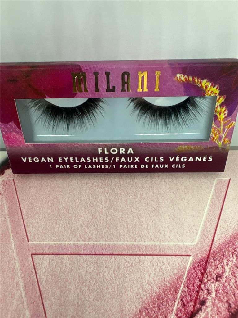 MILANI FLORA VEGAN EYELASHES Model # 250 1 PAIR LIMITED EDITION NIB