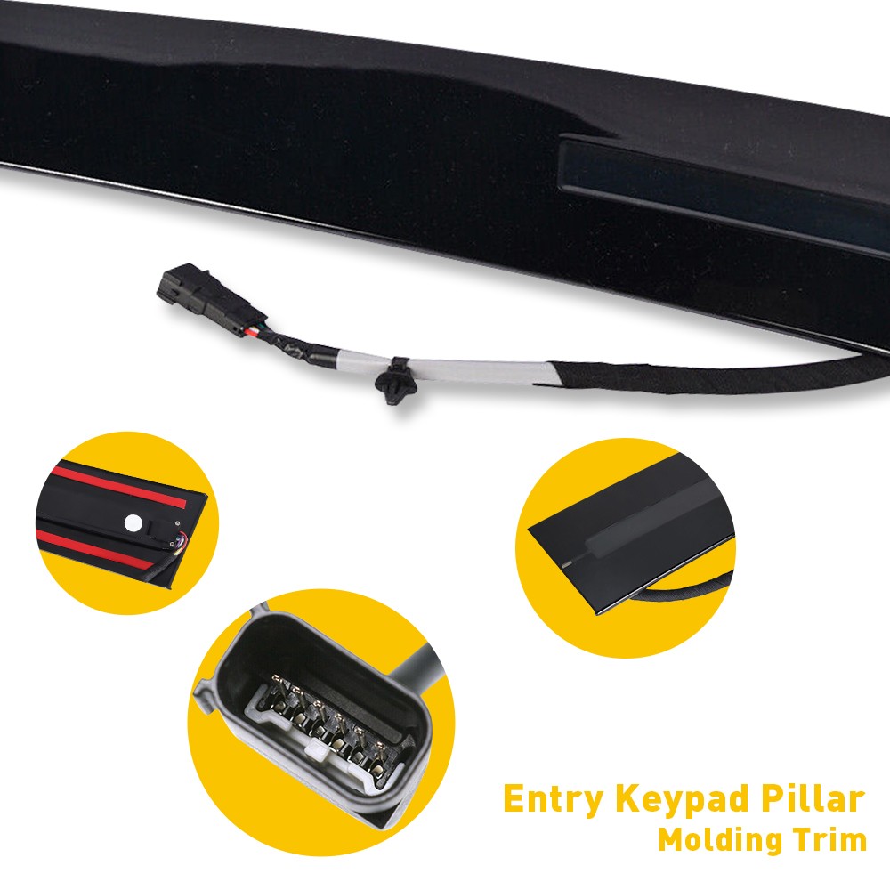 For 2011-19 Ford Explorer Left Driver Door Entry Keypad Pillar Molding Trim EAH
