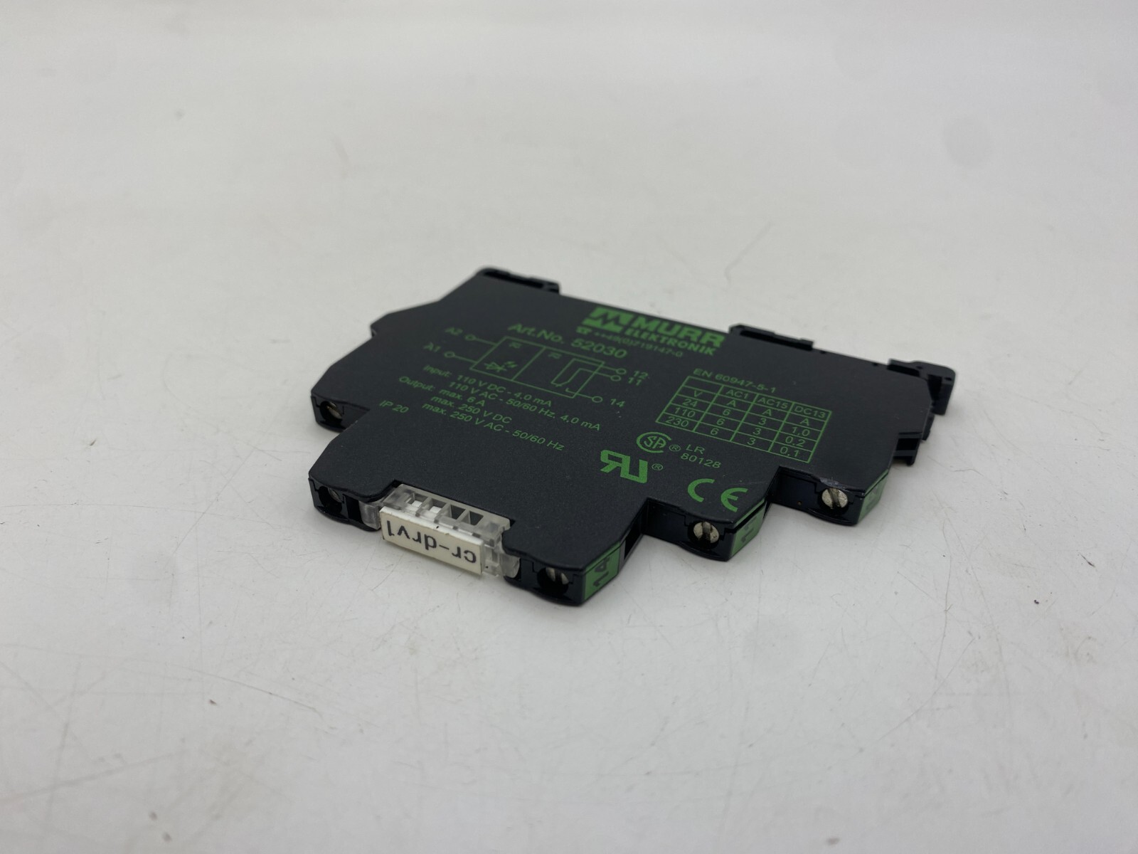 Murr Elektronik 52030 Input Output Module Din Rail Input 110V 4mA Output 6A 250V