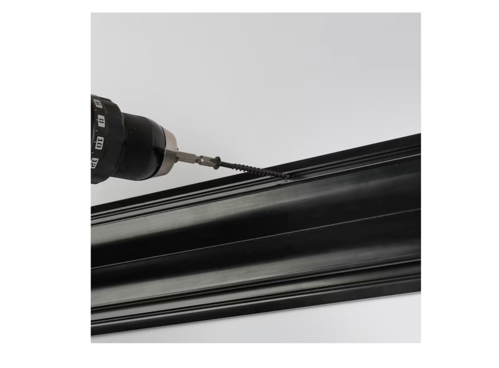 Kobalt 32-in Black Plastic Storage Rail Multipurpose Garage Wall Organizer Home