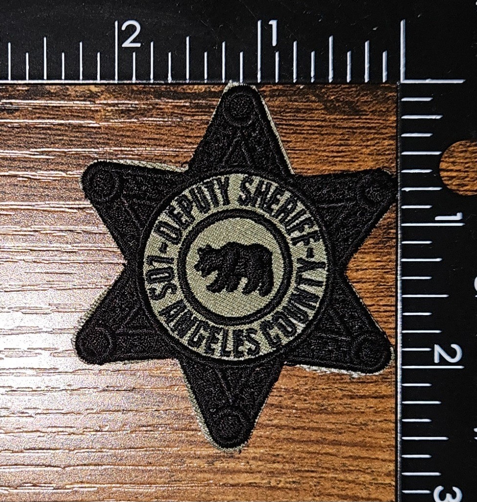 Los Angeles County California Sheriff's Department Subdued Sheriff Star Patch