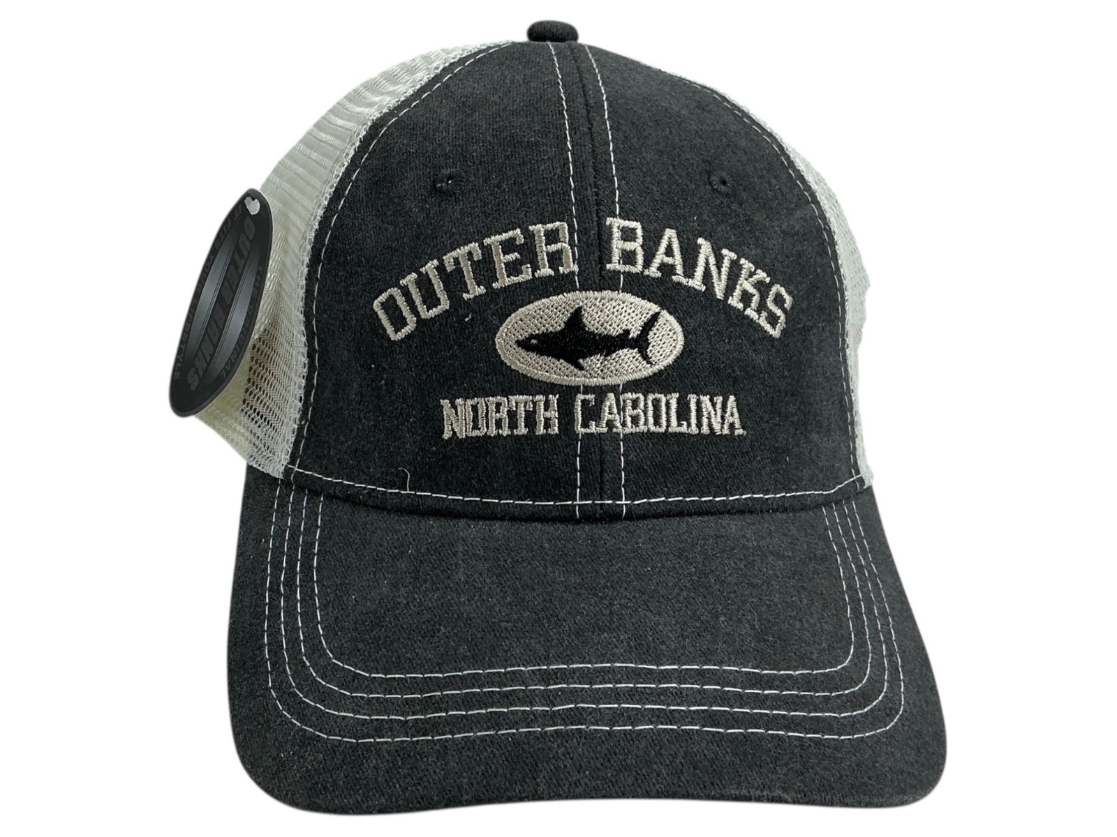 Outer Banks North Carolina Trucker Hat By Triangle Hat Co. Mesh Back Adjustable