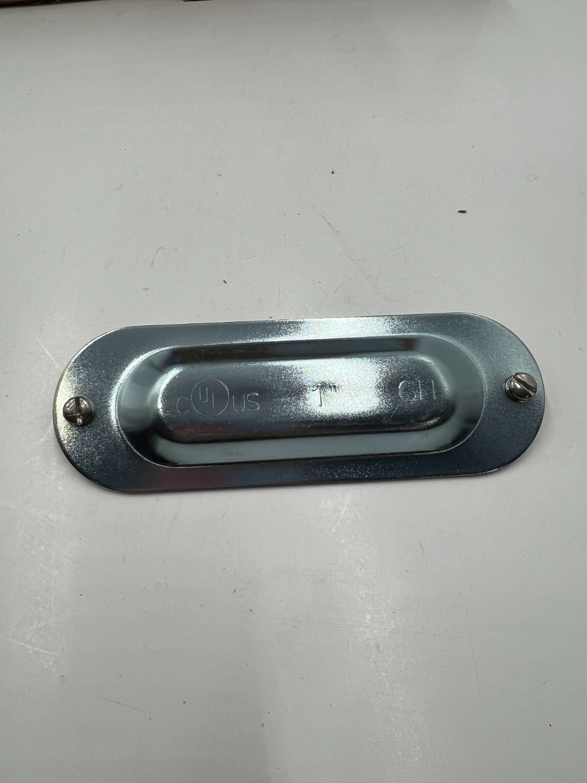 (QTY 25) Eaton Crouse-Hinds K100S 1" Sheet steel Blank Conduit Body Cover