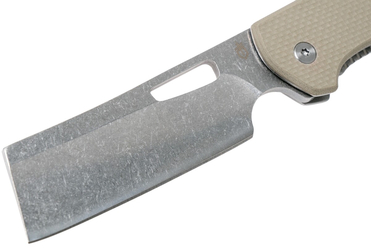 Gerber Flatiron Folding Cleaver Knife - Desert Tan GE31003476