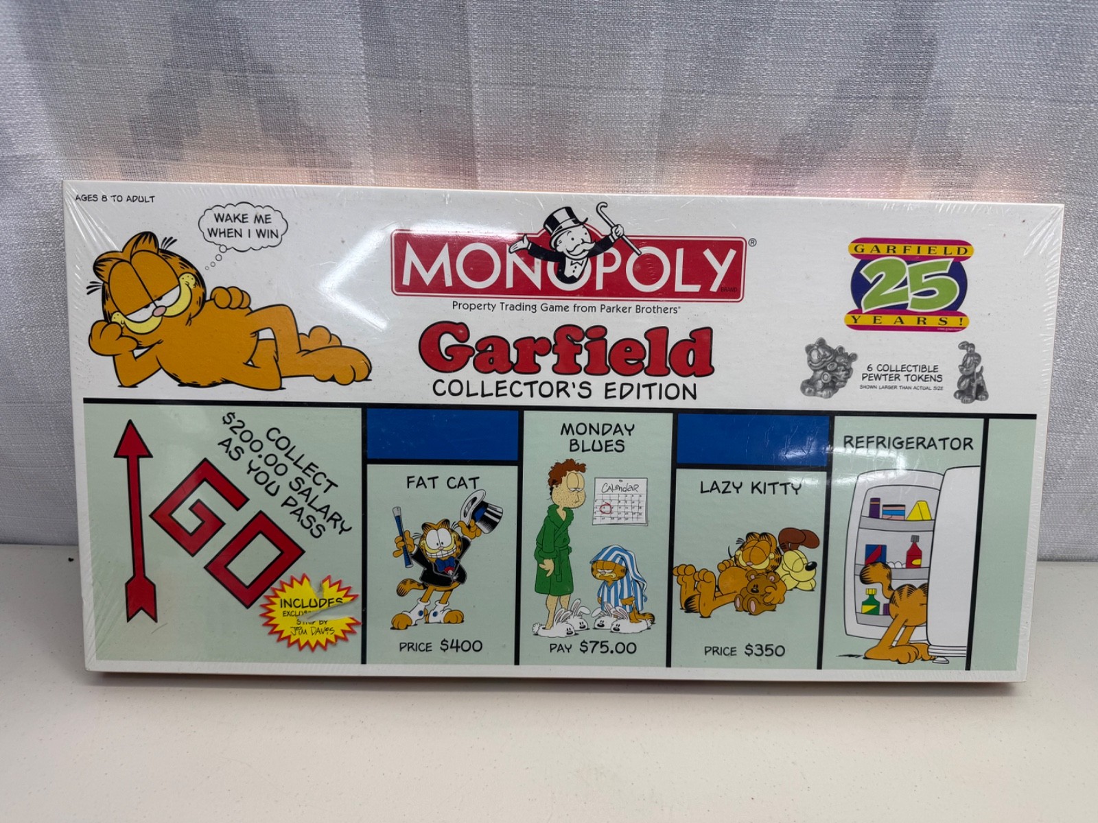 MONOPOLY Garfield Collector's Edition 25 Year Anniv (2003) Brand New & Sealed!!