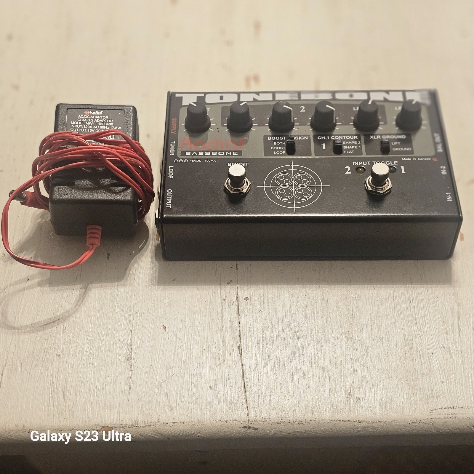Tone Bone Radial Bass Bone. Guitar Effect Ship World Wide