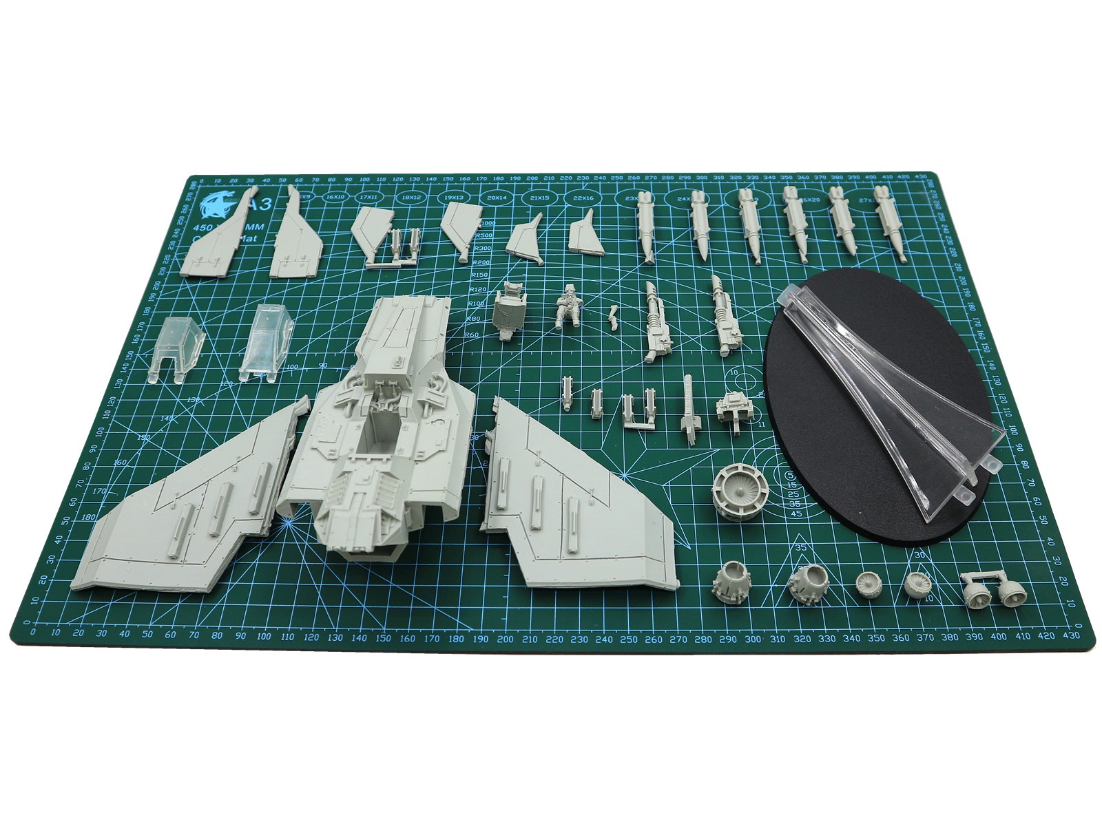 Uncolored model Voss Pattern Lightning Fighter WOW