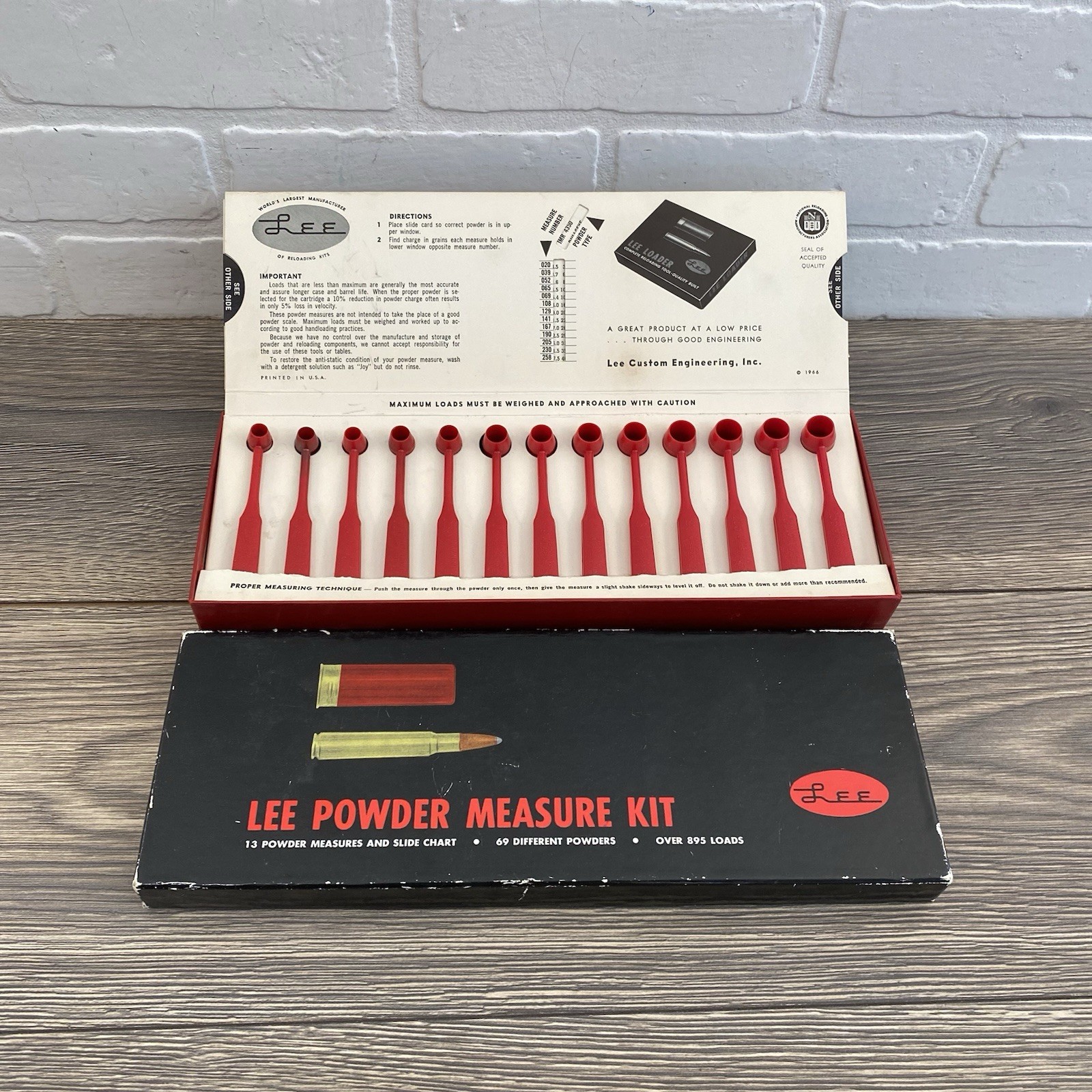Vintage 1966 LEE Powder Measure Kit for Reloading