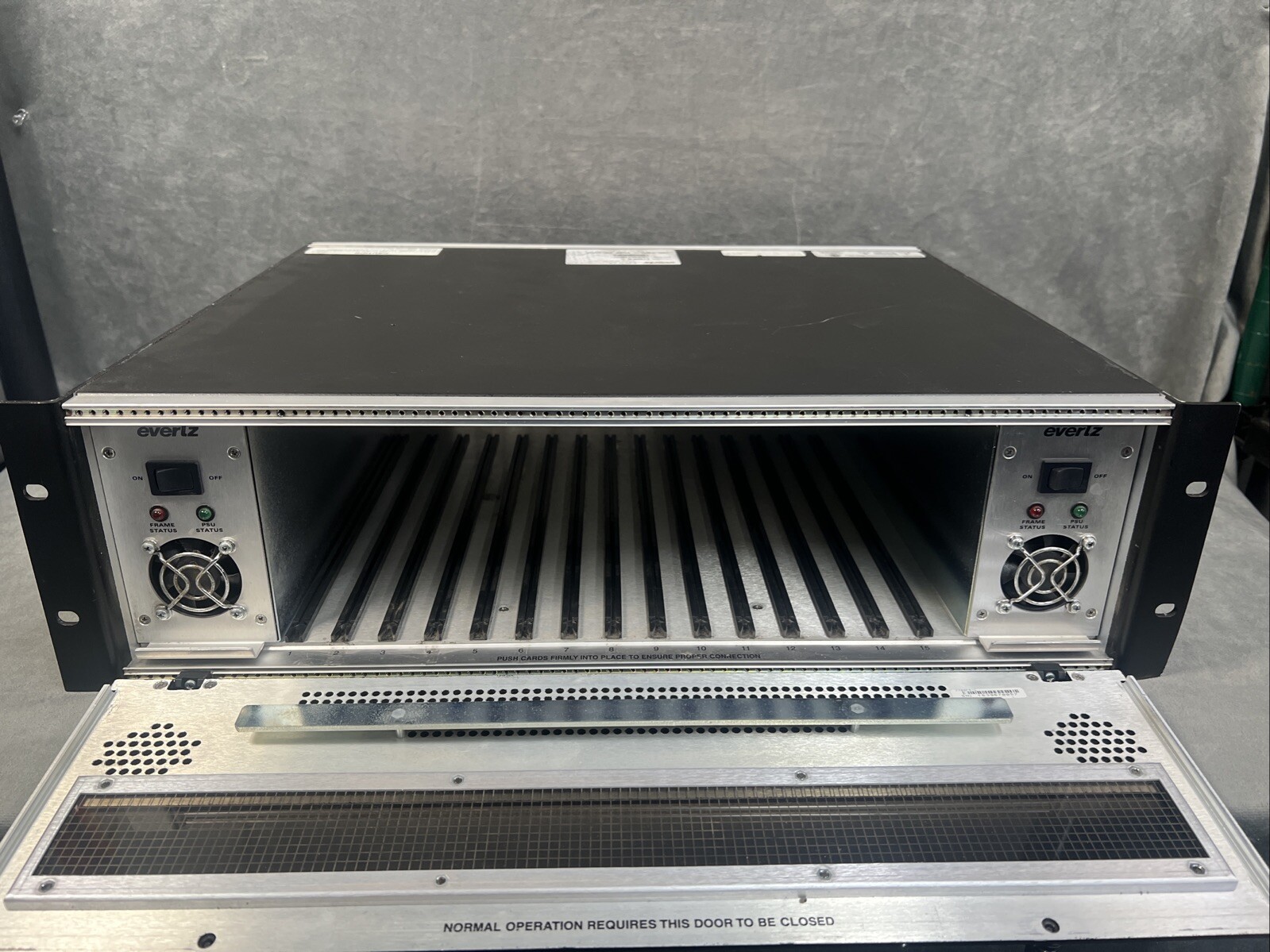 Evertz 7700FR-C Multiframe Chassis - No Cards