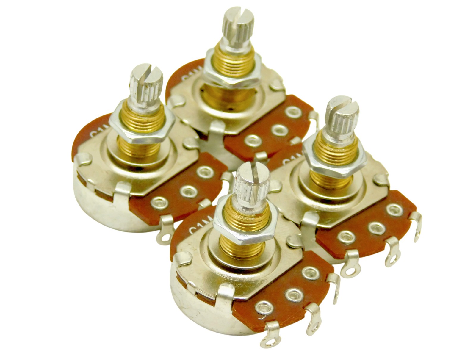 Alpha C1Meg 18mm Audio SPLIT SHAFT AUDIO TAPER POTENTIOMETERS POTS