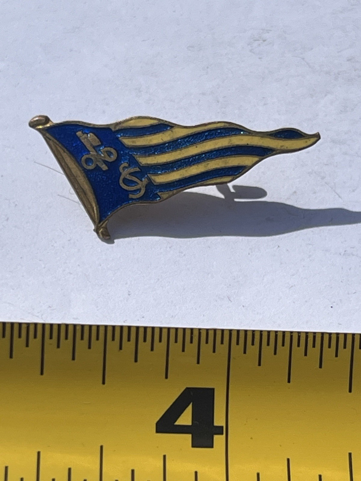 Original WW2 Italian NATIONAL AFTER-WORK DISTINCTIVE Boat SPORTS CLUB 1922-1943