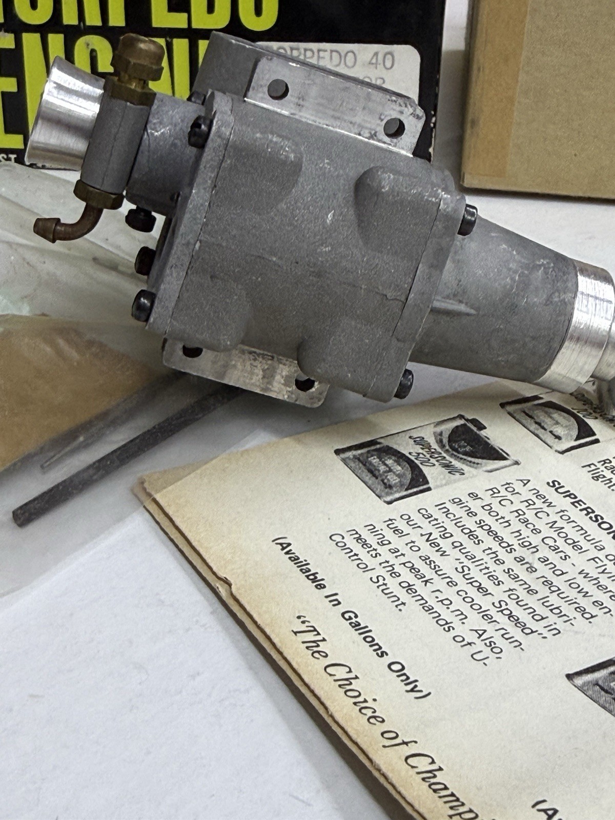 Vintage K&B Torpedo 40 Model Airplane Engine