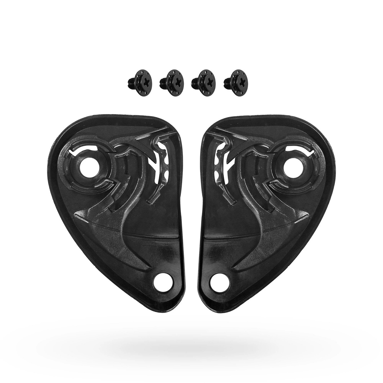 Vortex Hinge Plate Kit Street Motorcycle Helmet Accessories - Black/One 2022683