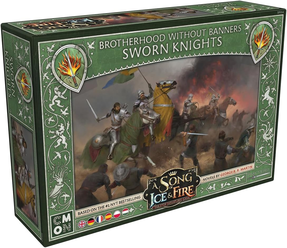 A Song of Ice and Fire Tabletop Miniatures Game Brotherhood Sworn Knights Starte