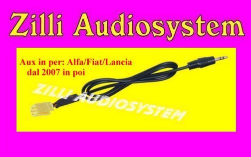 Alfa 159 Lancia Musa Chrome New Panda Blaupunkt AUX Cable