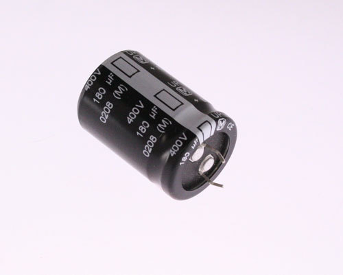 5x 180uF 400V Radial Snap In Mount Electrolytic Capacitor DC 85C 180mfd 400VDC