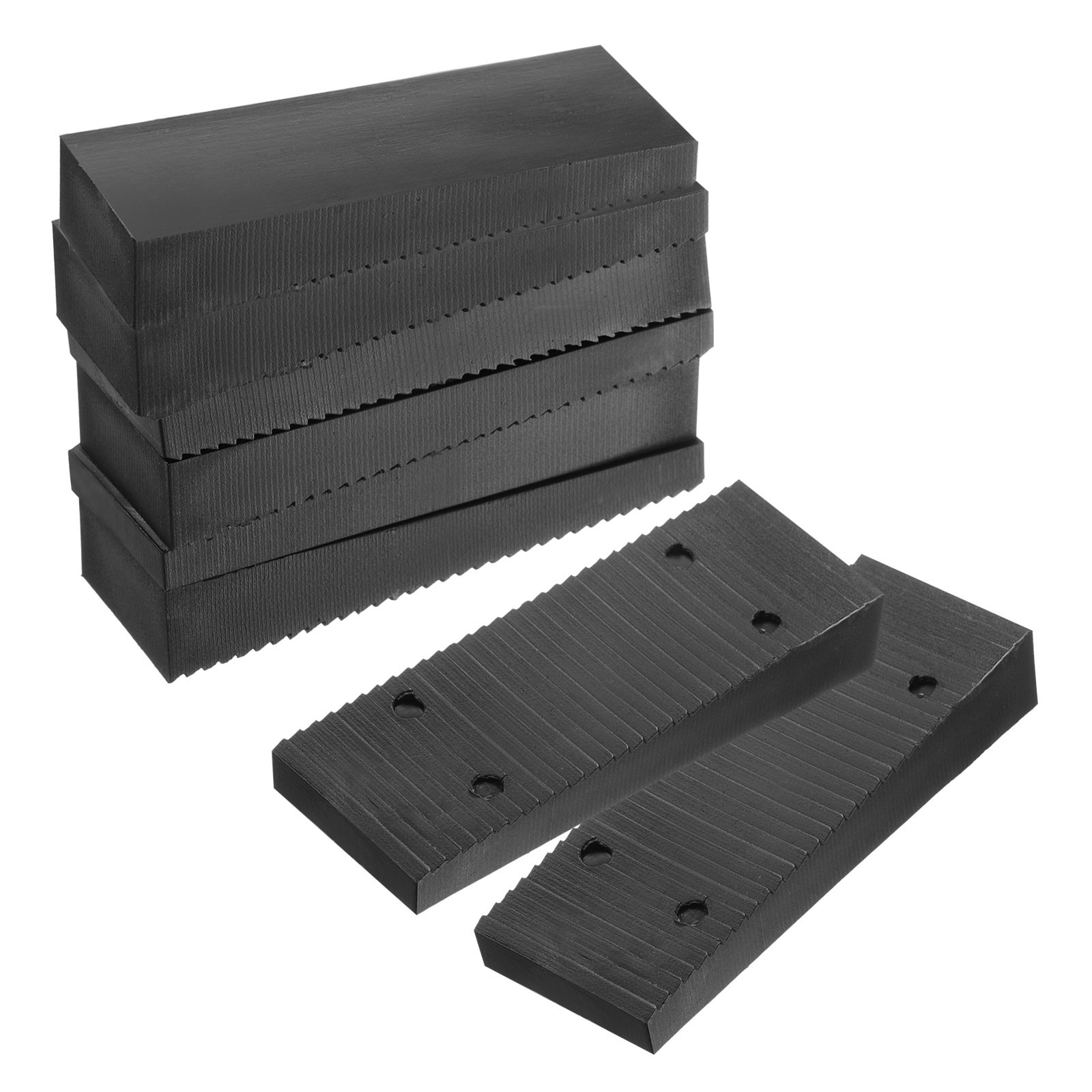 Furniture Levelers, 8 Pcs Furniture Wedges, Black Plastic (80 x 30 x 13mm)