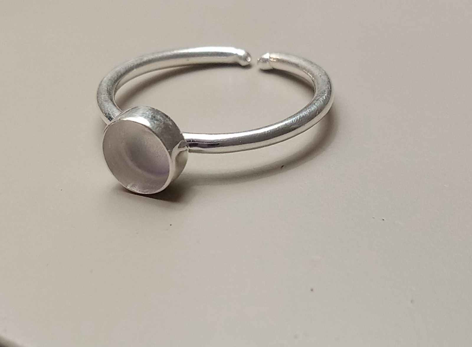 925 Sterling Silver Adjustable Bezel Cabochon Ring Blank Setting/Mounting