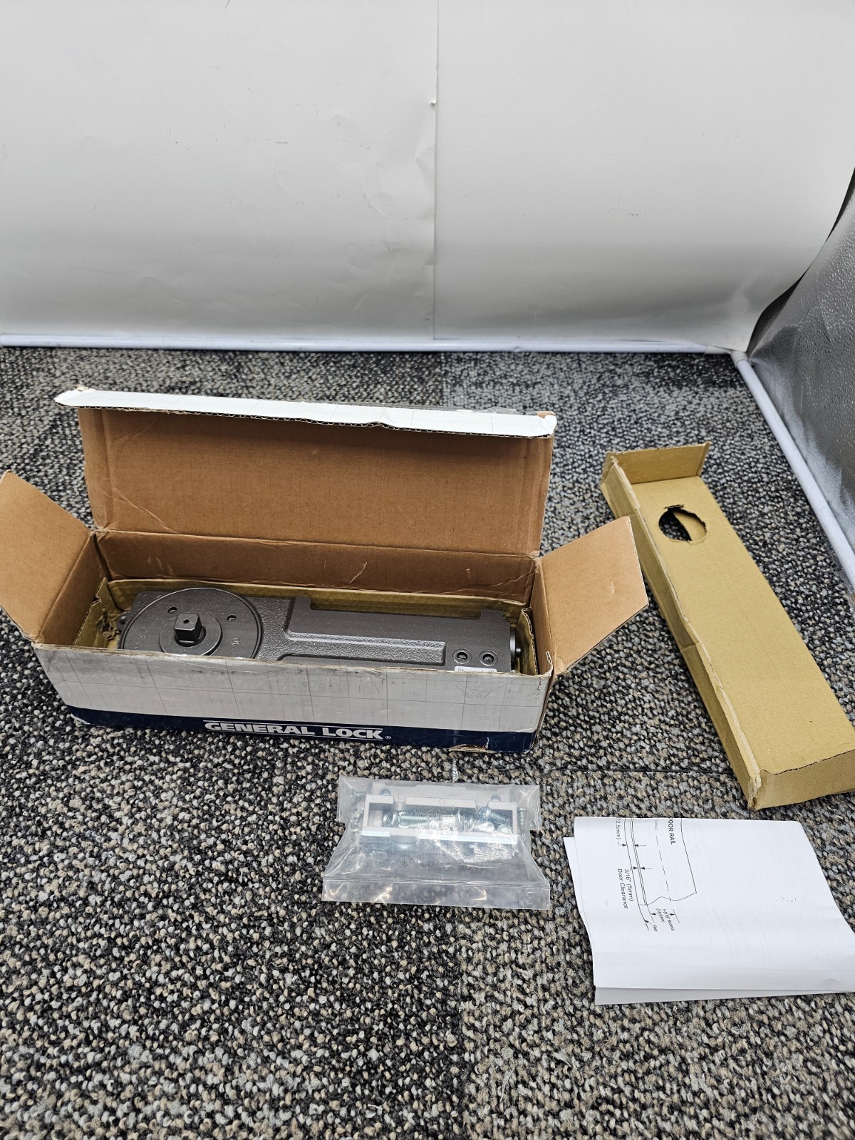 GENERAL LOCK OVERHEAD CONC. CLOSER CX3700-OH-105-HO BODY ONLY SZ 1-4