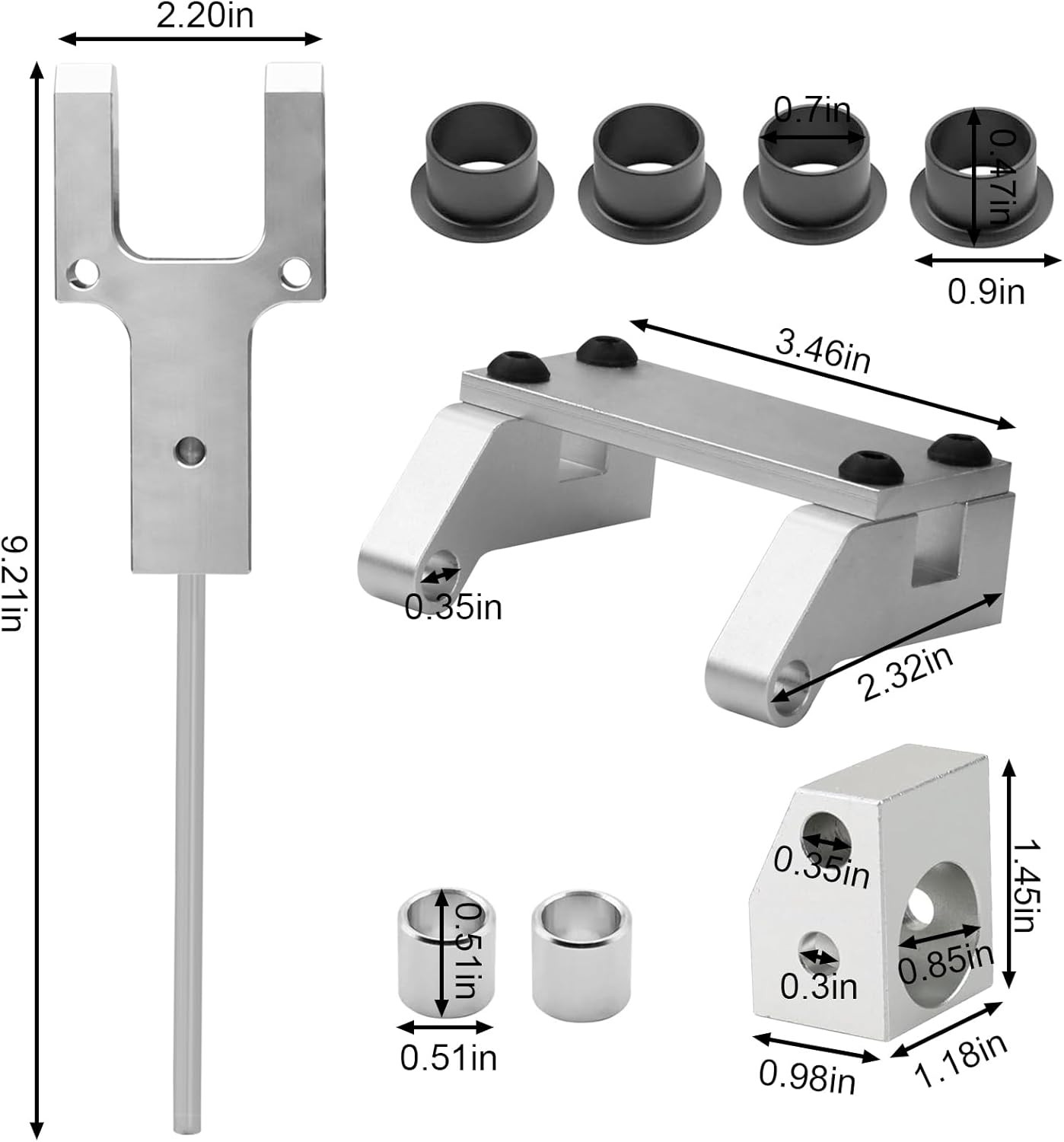 Recliner Replacement Parts for Lazy Boy, Metal Toggle Drive Connector and Metal