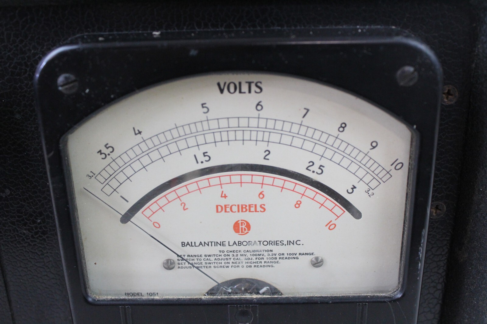 Vintage True Root Mean Square Ballantine Laboratories Voltmeter Model 320 Rare
