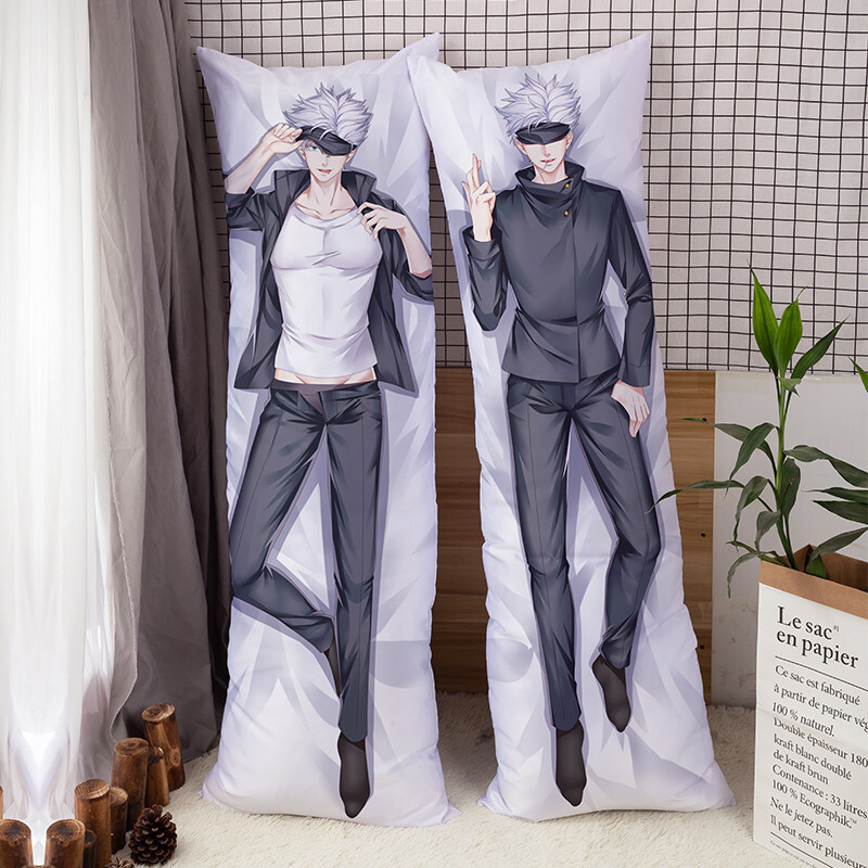 New 150x50cm Gojo Satoru Anime Body Pillow Cover Case Xmas Gift Jujutsu Kaisen
