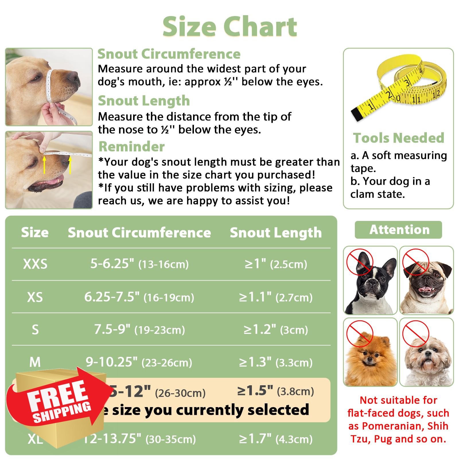 Mayerzon Breathable Dog Muzzle Mesh Adjustable for Biting Chewing Grooming