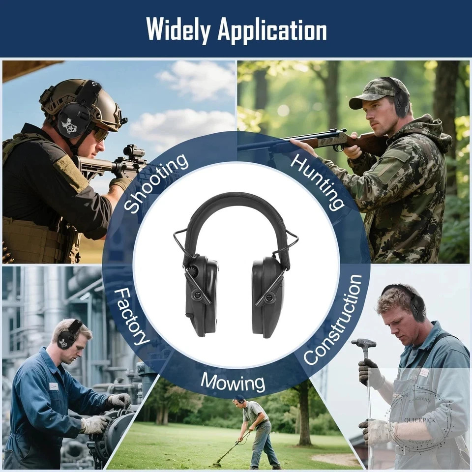 Upgraded Gel Ear Pads for Walker's Razor Earmuffs, Comfortable and Soft Replacem
