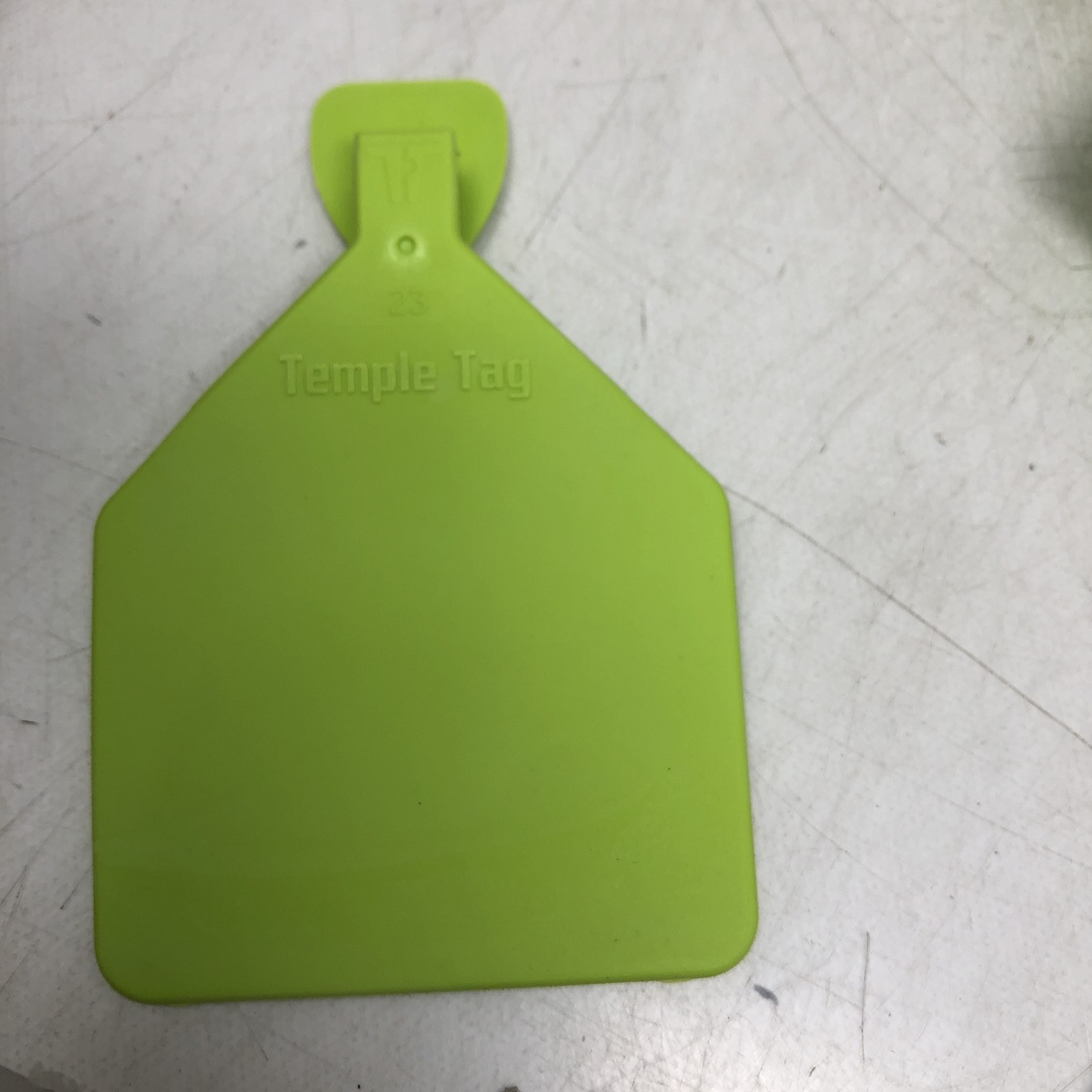 Temple Tag Feedlot Blank Cattle Ear Tags 50 Count Green