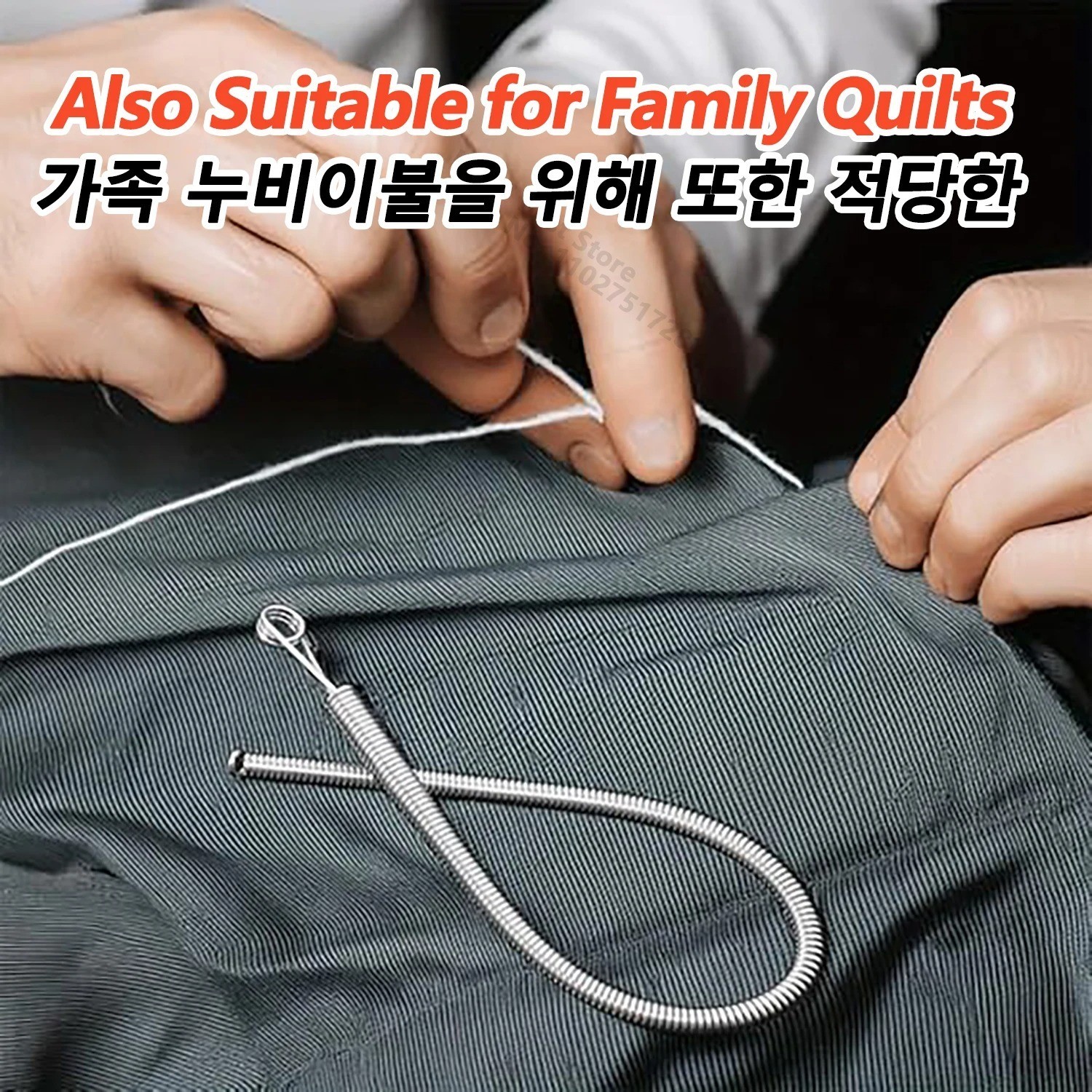 Bendable Spring Drawstring Threader Clip – Elastic Cord for Pants, Hoodies, DIY