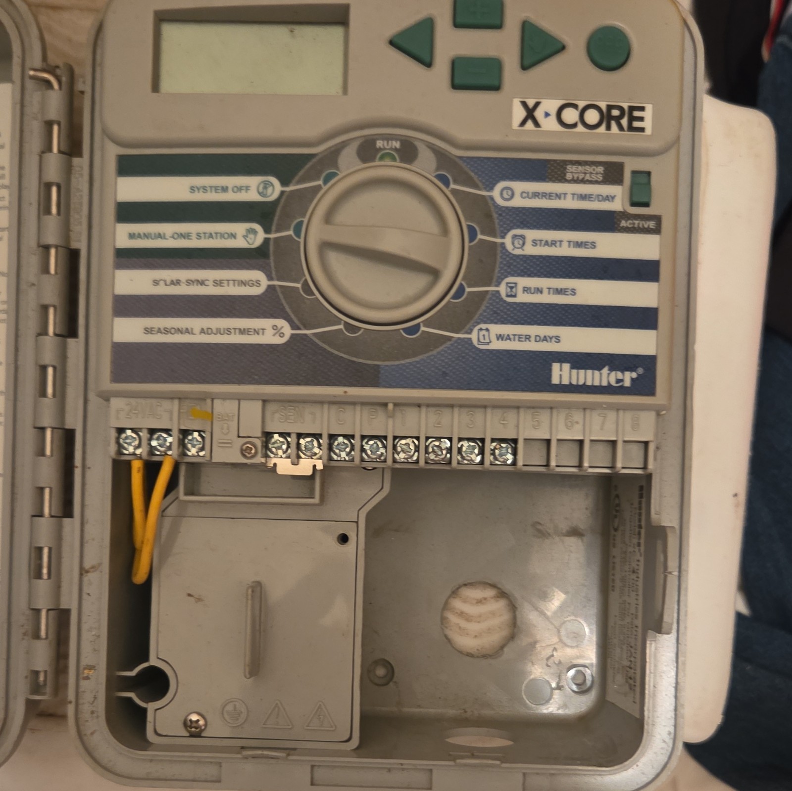 Hunter X-Core Gray Digital Irrigation Controller Timer w/ Seasonal Adjustment